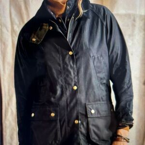Barbour Acorn Waxed Jacket Size 12